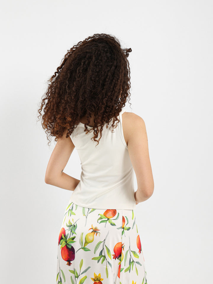Draped Detail Top
