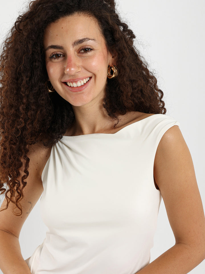 Draped Detail Top