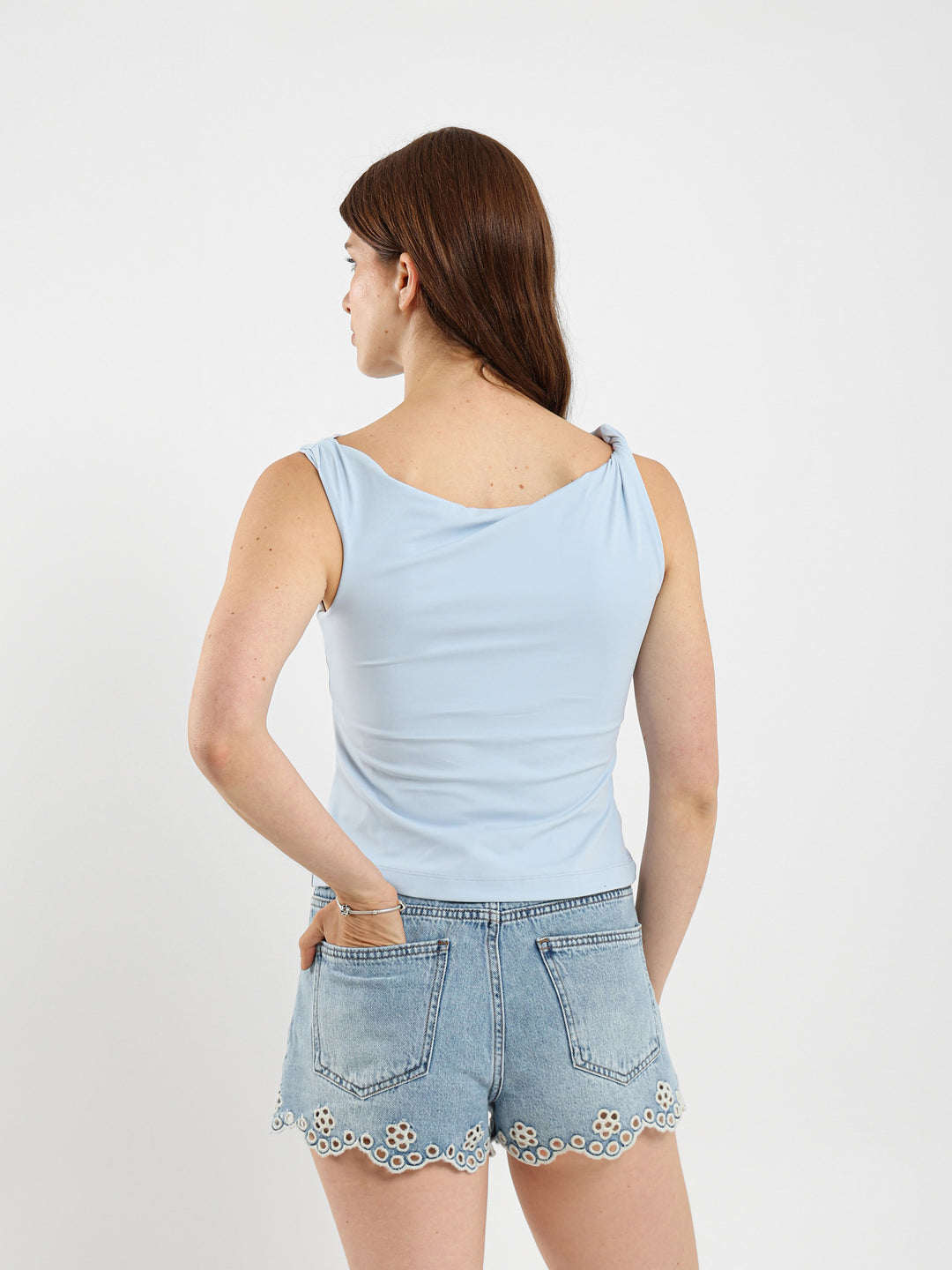 Draped Detail Top