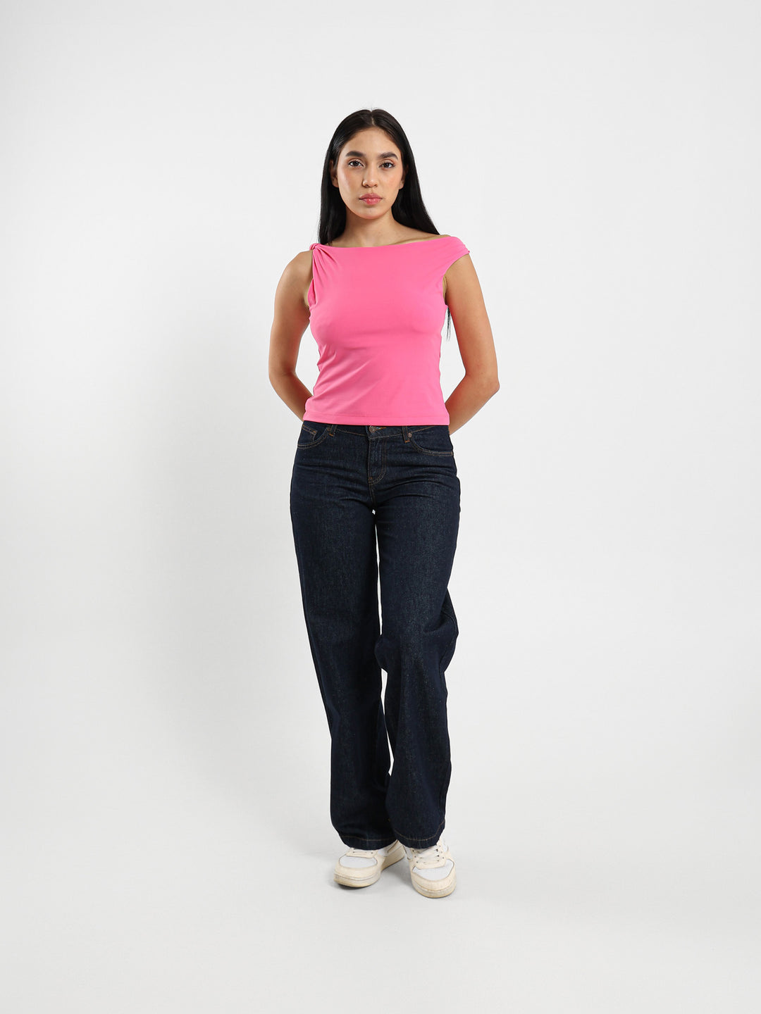 Draped Detail Top