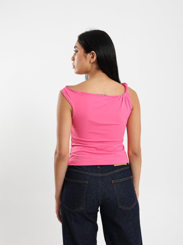 Draped Detail Top