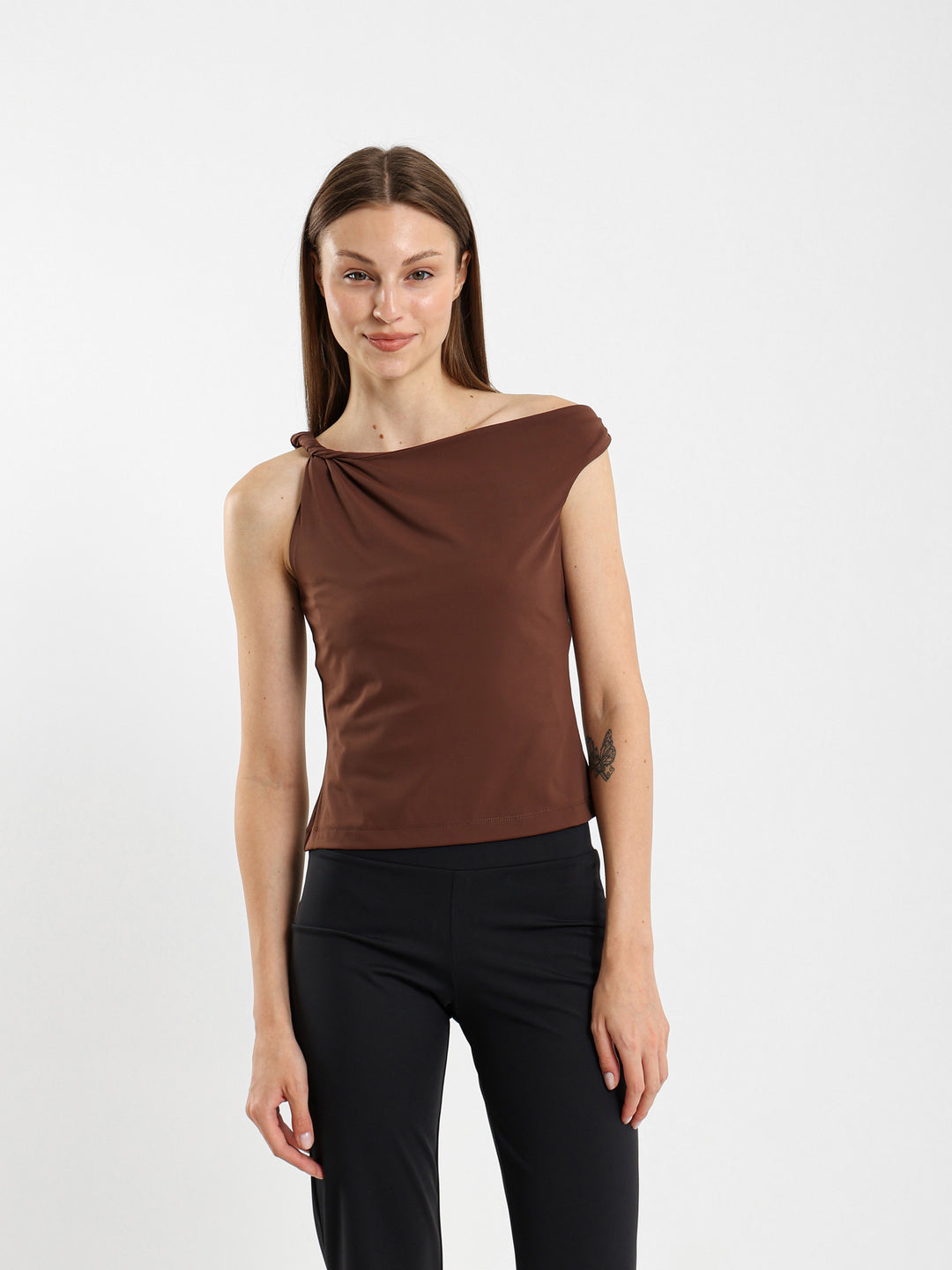 Draped Detail Top