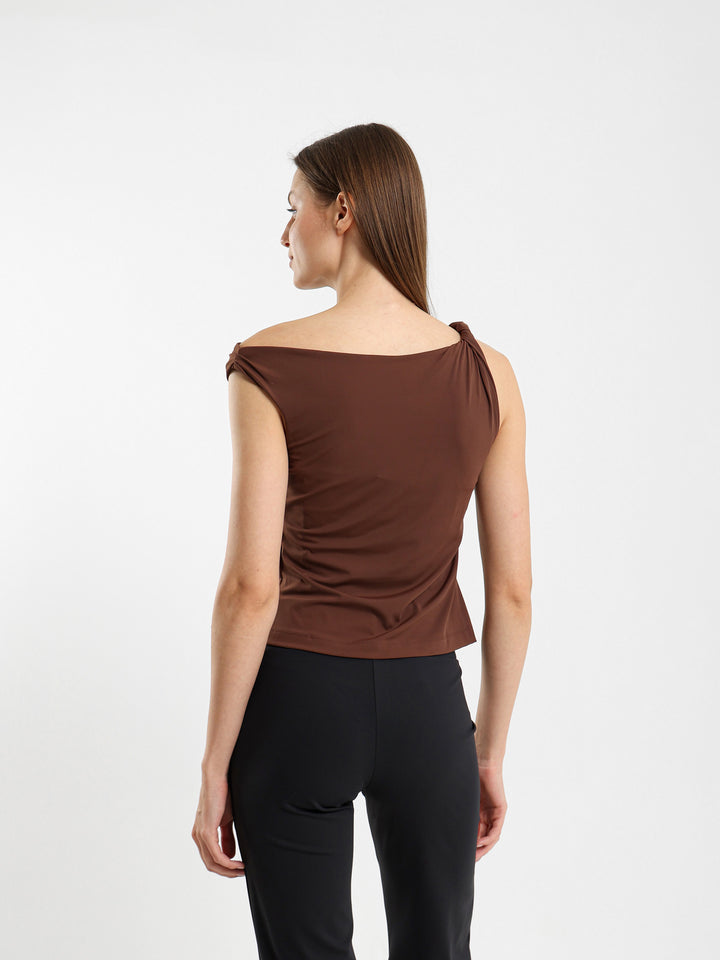Draped Detail Top