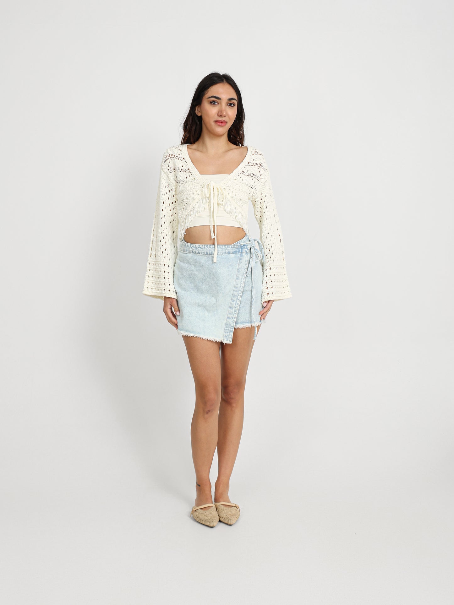 Denim Skort