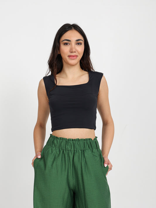 U-Neck Active Short-Sleeve Top