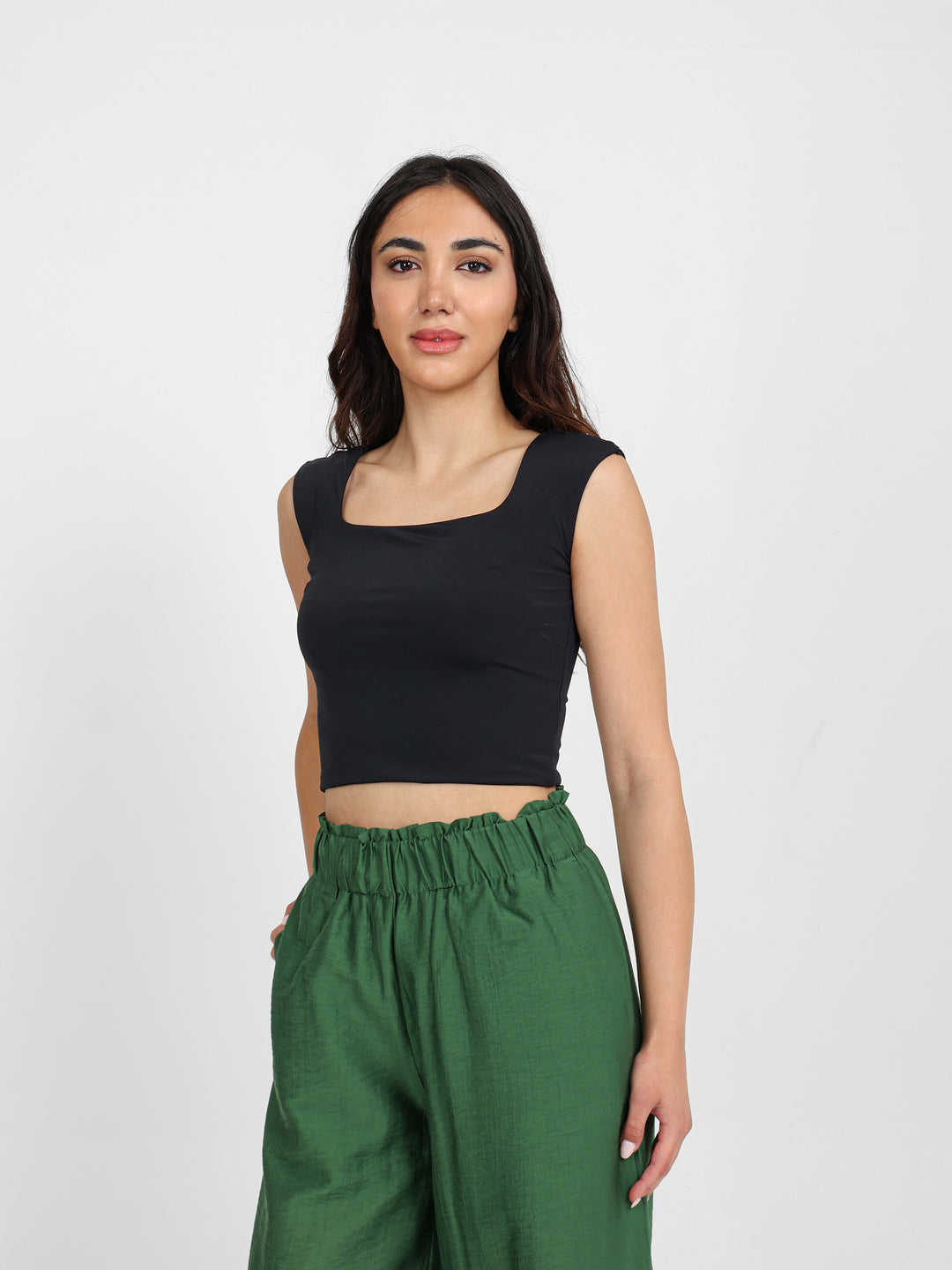 U-Neck Active Short-Sleeve Top