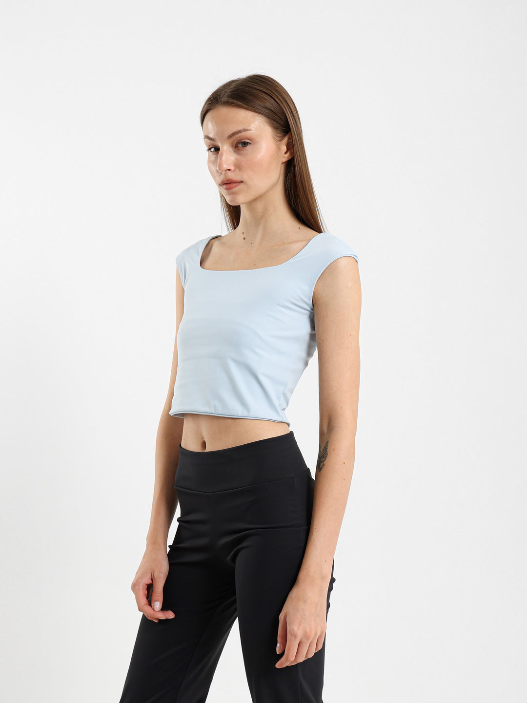 U-Neck Active Short-Sleeve Top