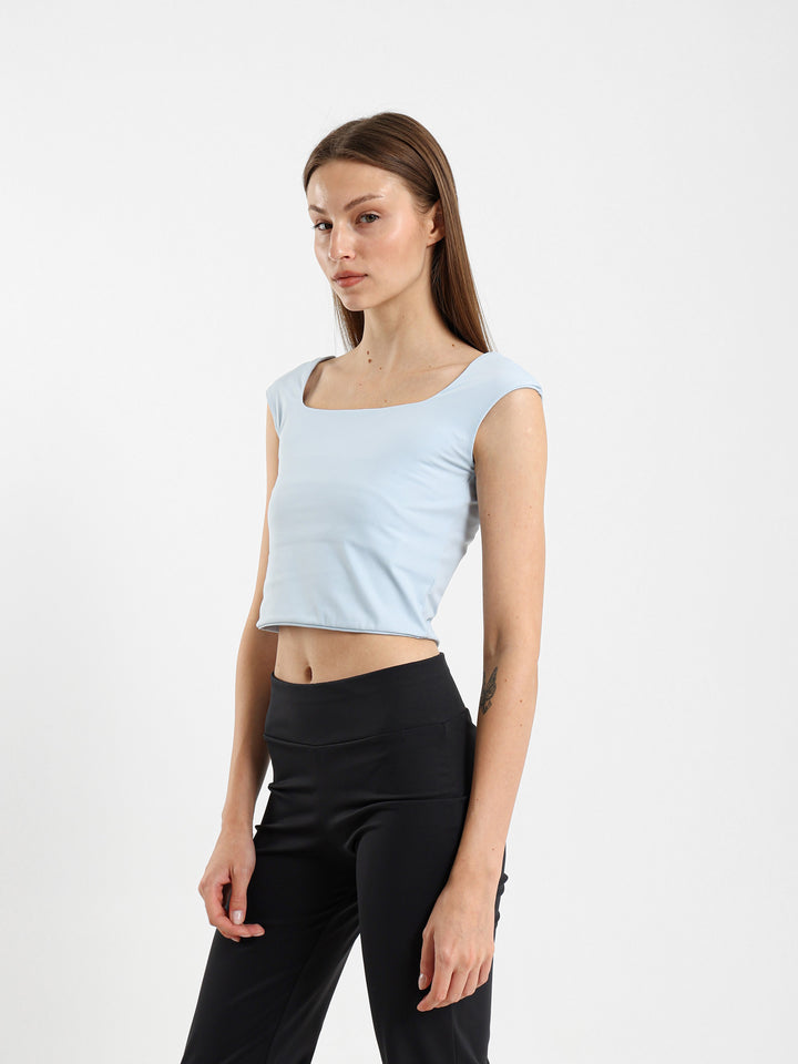 U-Neck Active Short-Sleeve Top