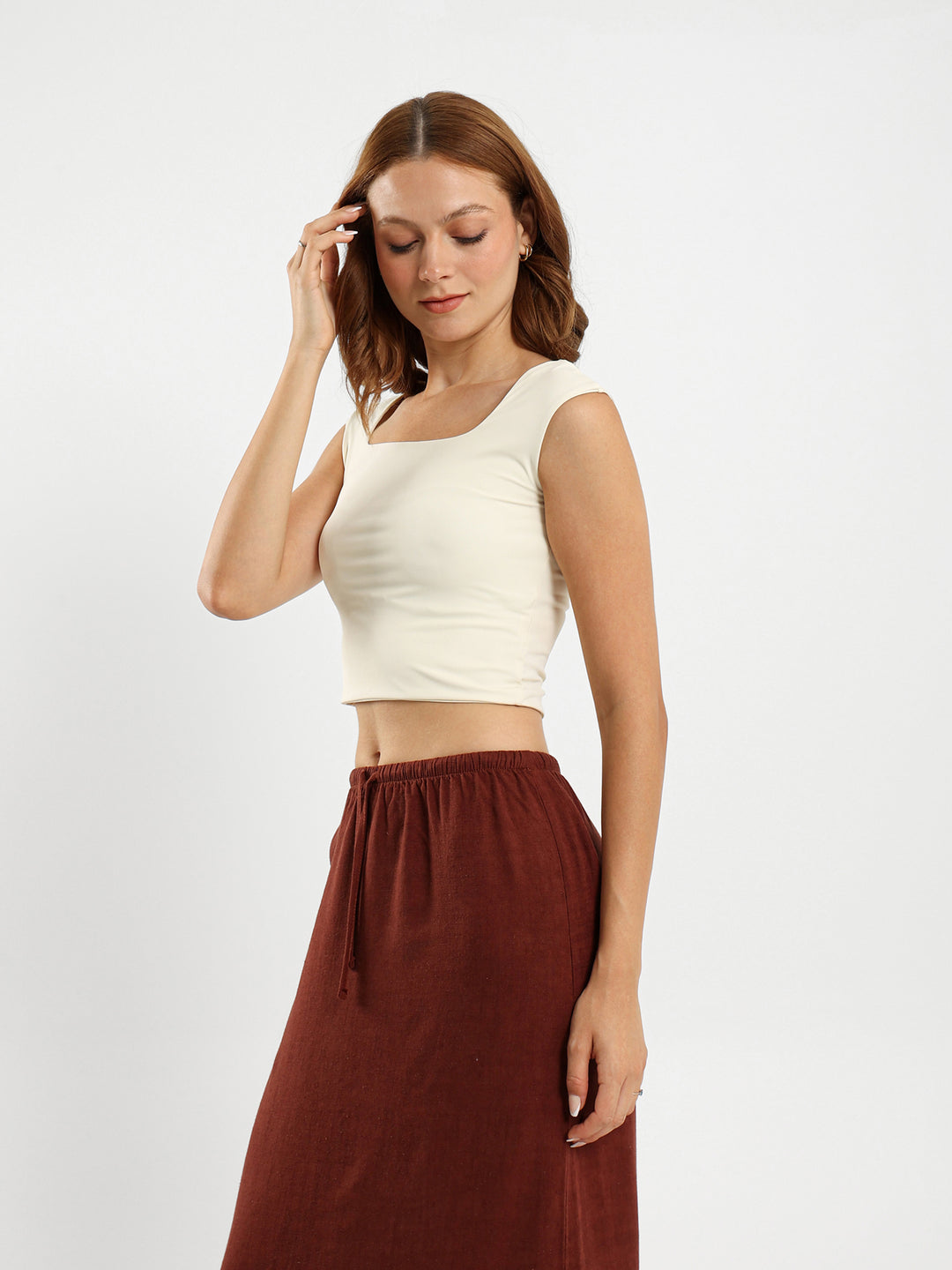 U-Neck Active Short-Sleeve Top