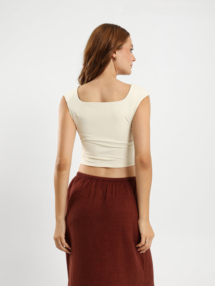 U-Neck Active Short-Sleeve Top