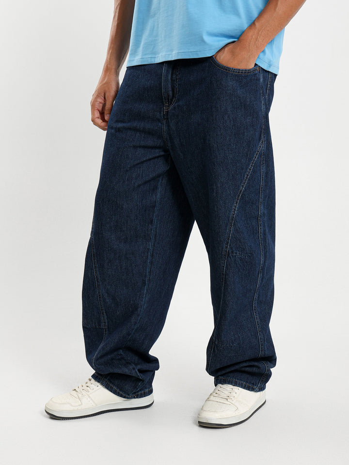 Baggy Denim with Side Details