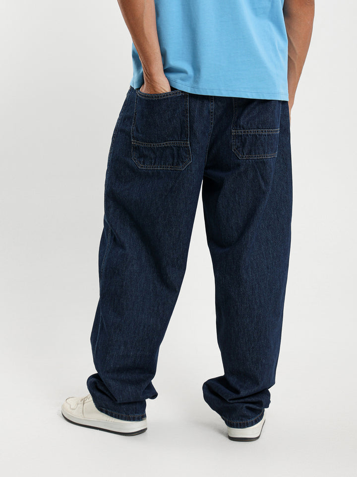 Baggy Denim with Side Details