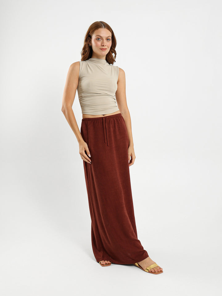 Maxi Linen Skirt