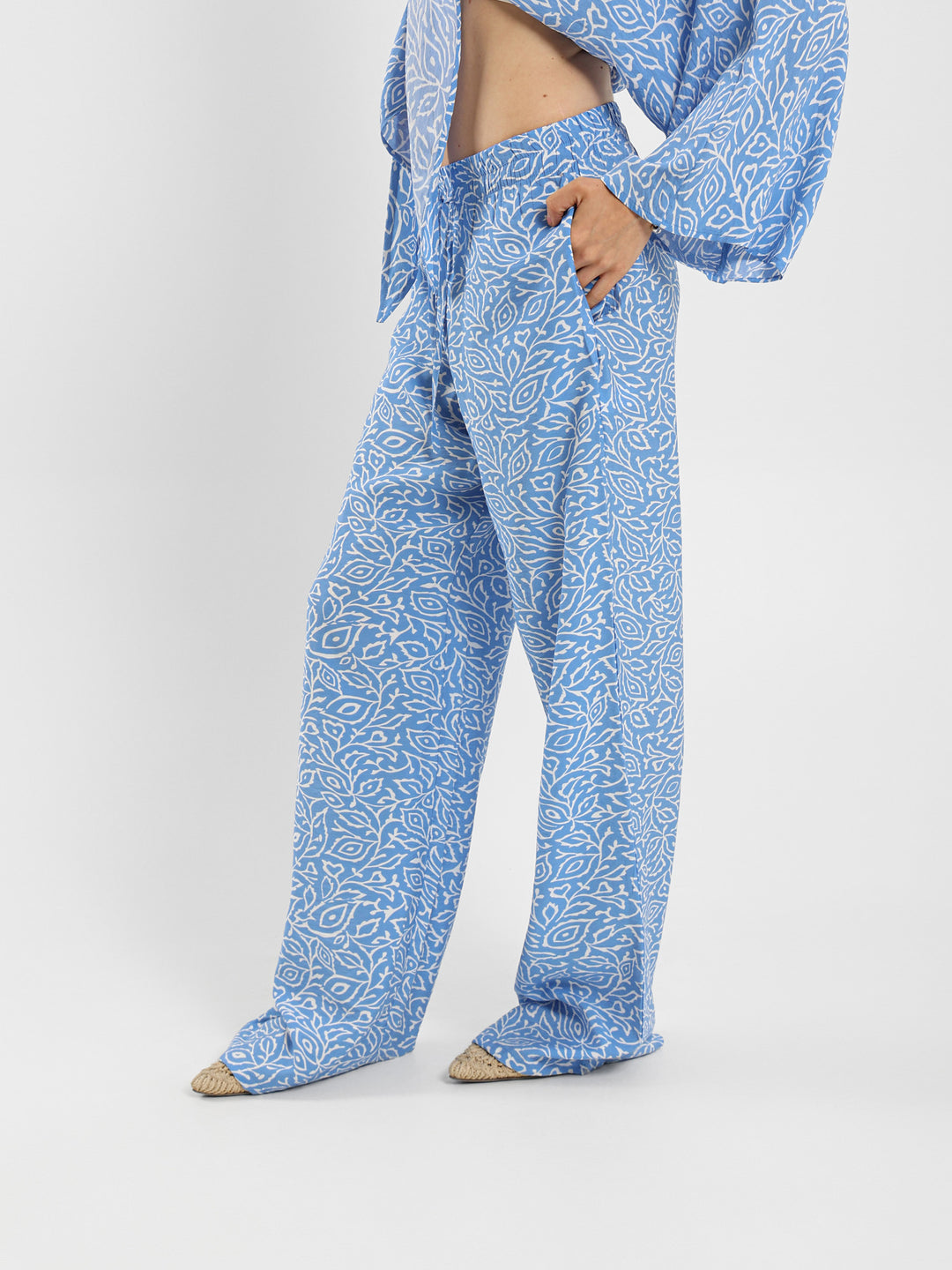 All-Over Print Loose Pants