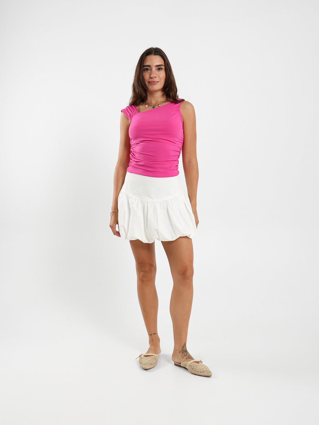 Ruched Crop Top