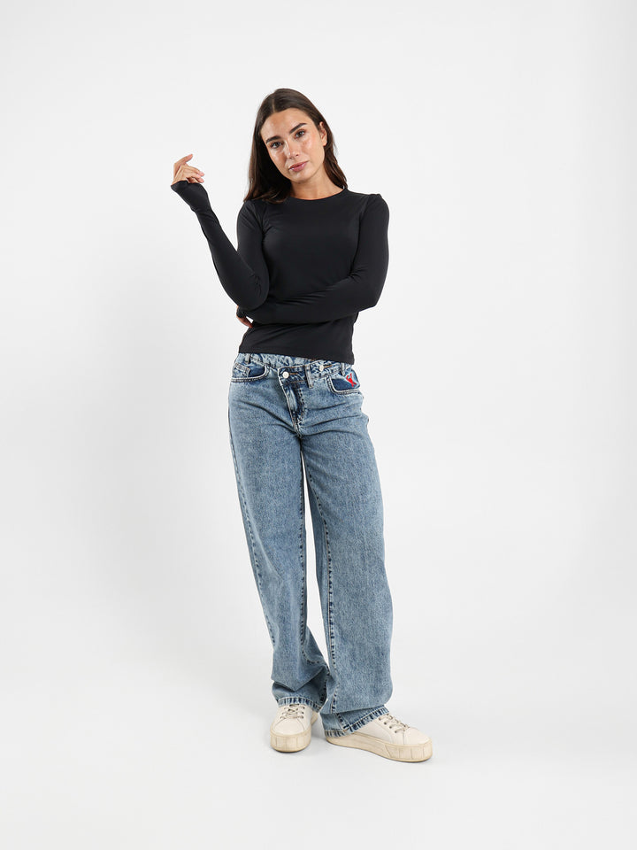 Basic Fitted Long Sleeve Top