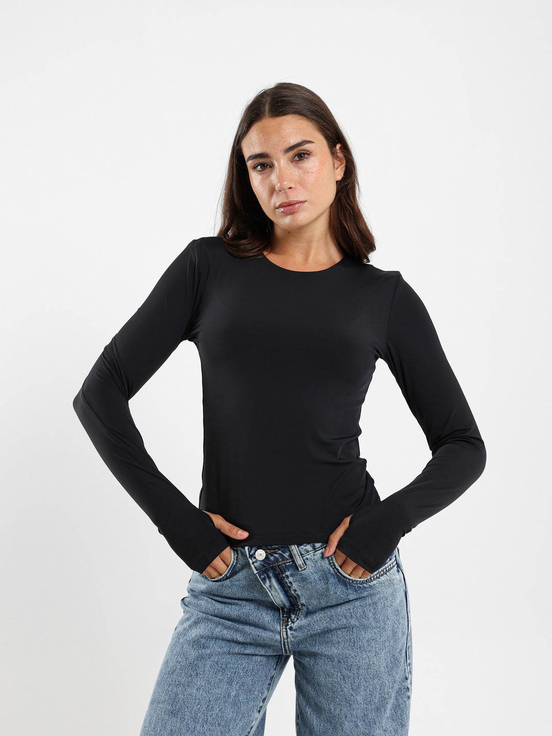 Basic Fitted Long Sleeve Top