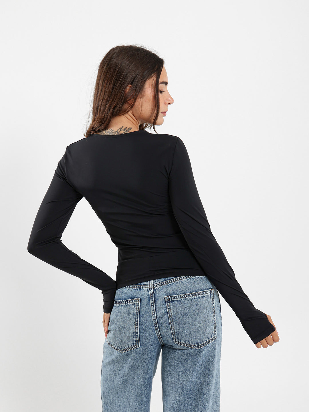 Basic Fitted Long Sleeve Top