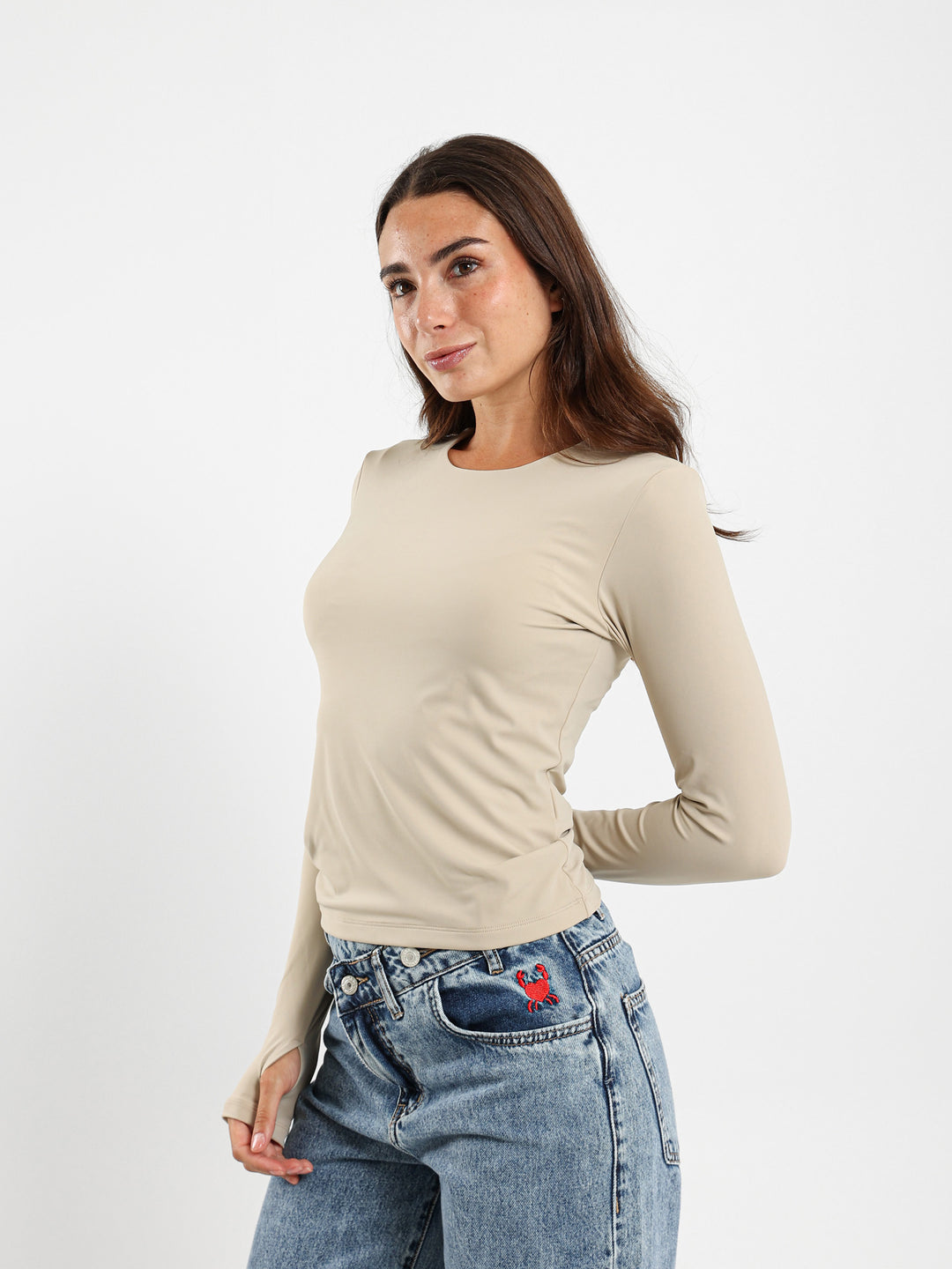 Basic Fitted Long Sleeve Top