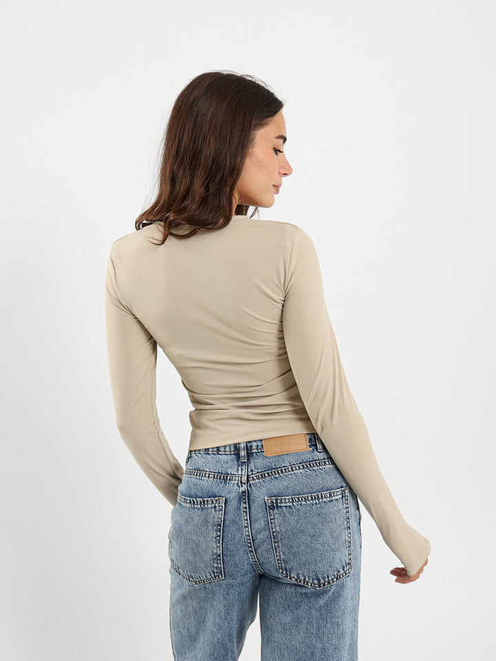 Basic Fitted Long Sleeve Top