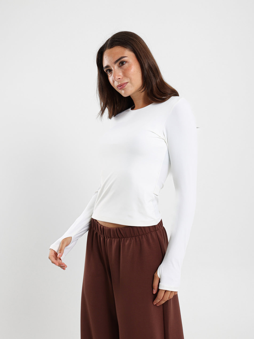 Basic Fitted Long Sleeve Top