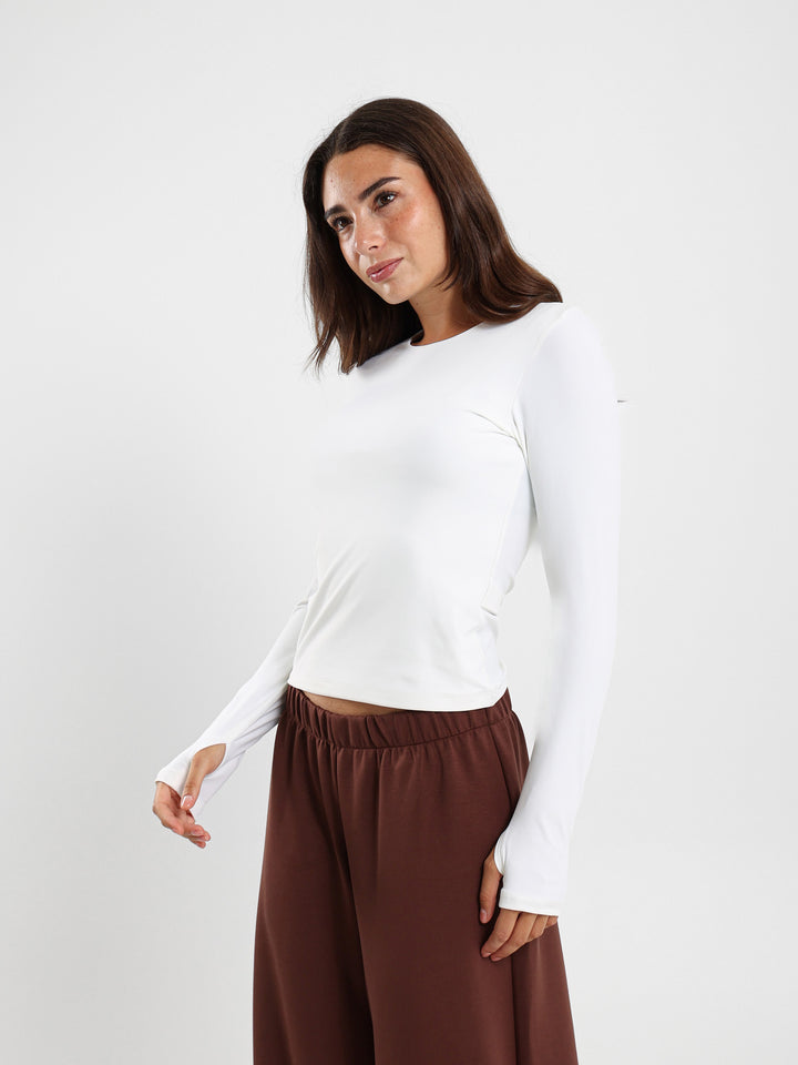 Basic Fitted Long Sleeve Top