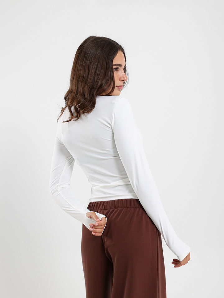 Basic Fitted Long Sleeve Top