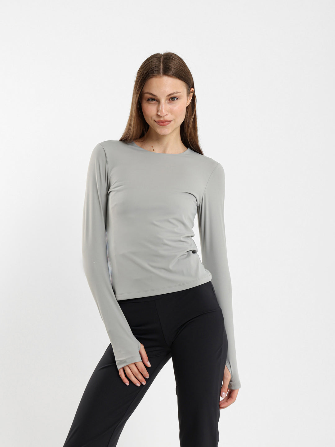 Basic Fitted Long Sleeve Top