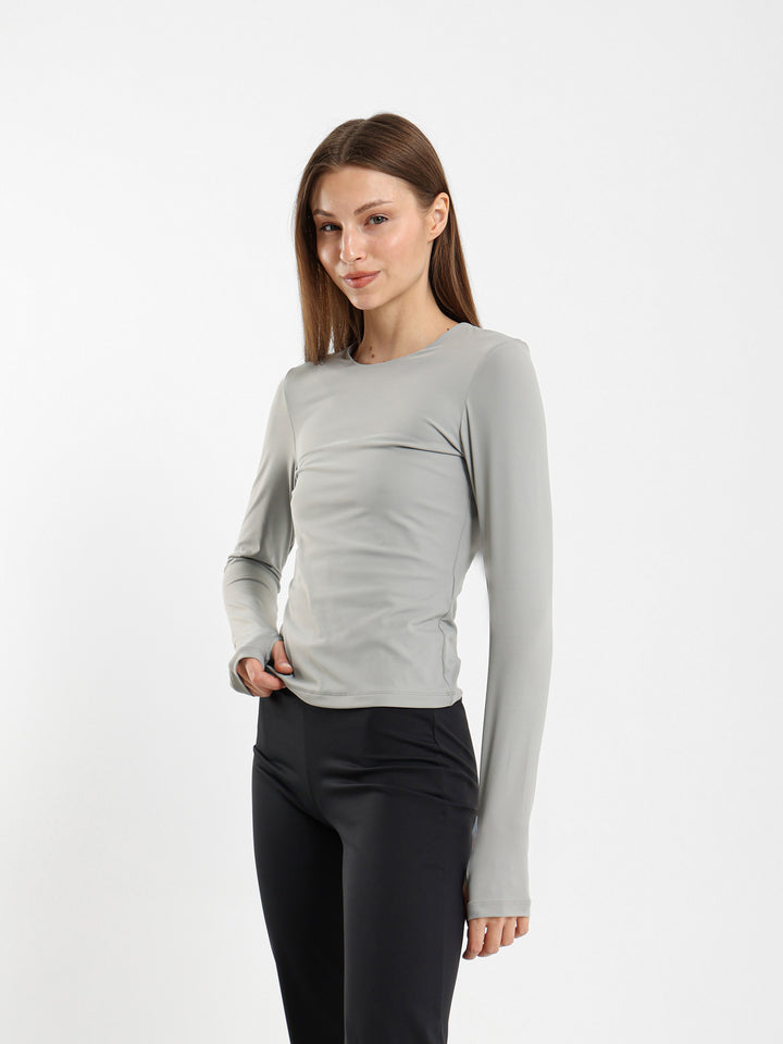 Basic Fitted Long Sleeve Top