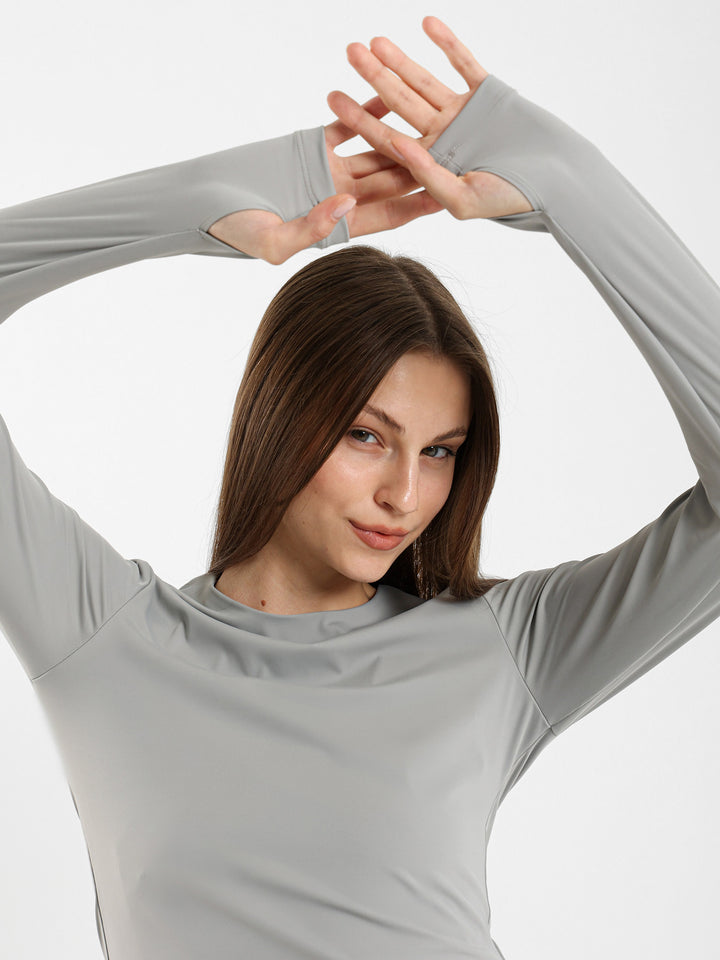 Basic Fitted Long Sleeve Top