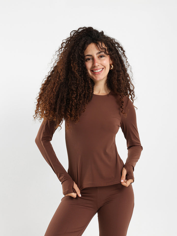 Basic Fitted Long Sleeve Top