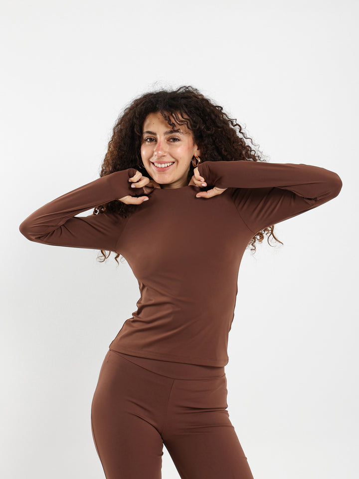 Basic Fitted Long Sleeve Top