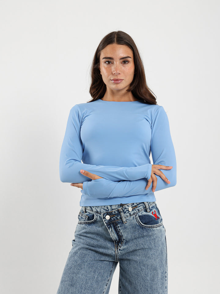 Basic Fitted Long Sleeve Top