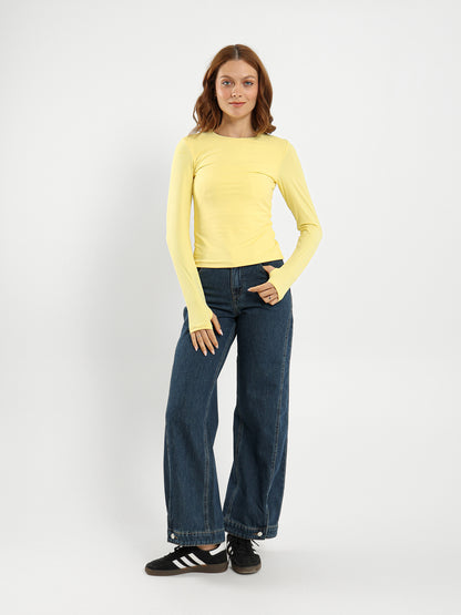 Basic Fitted Long Sleeve Top