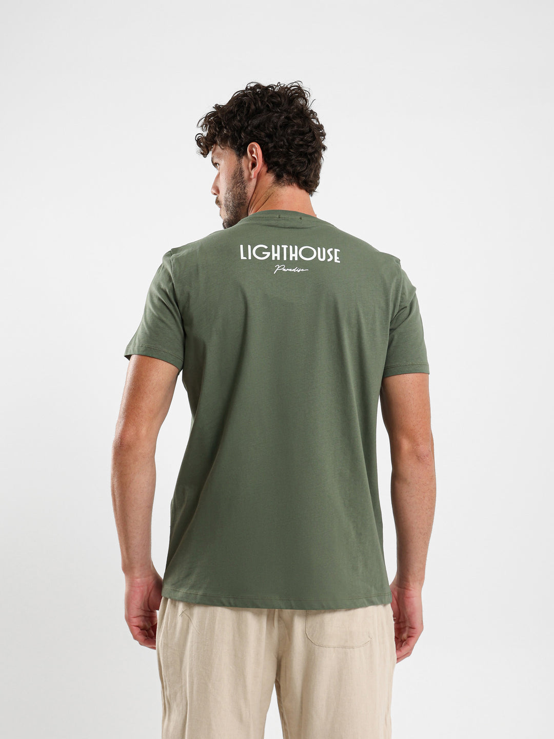 Lighthouse Back Print T-Shirt