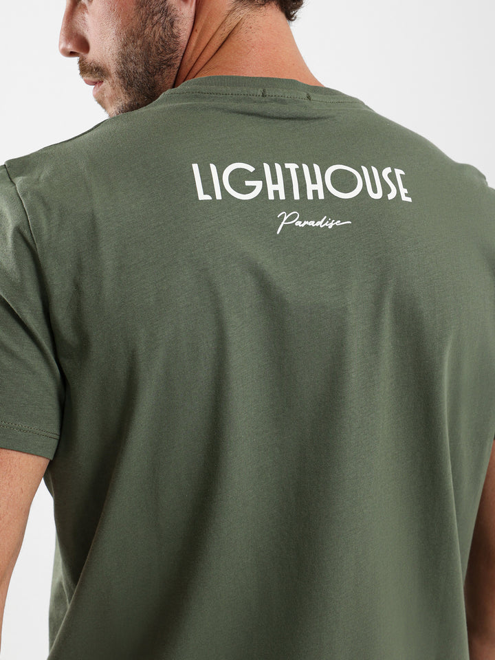 Lighthouse Back Print T-Shirt