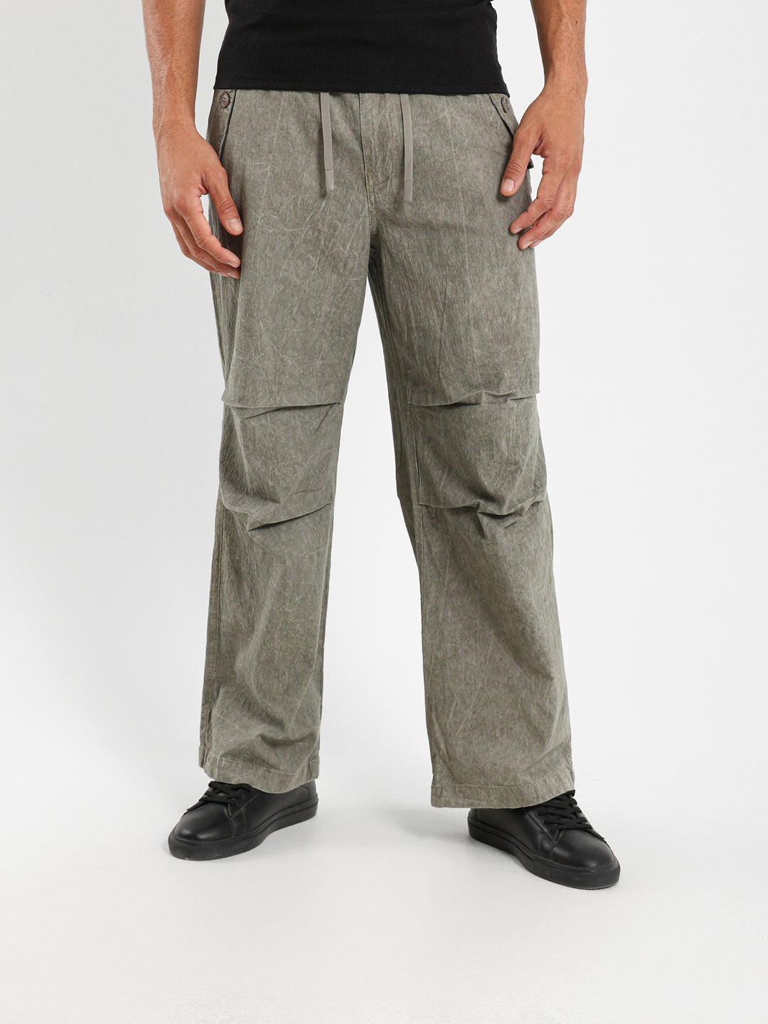 Washed Cargo Pants