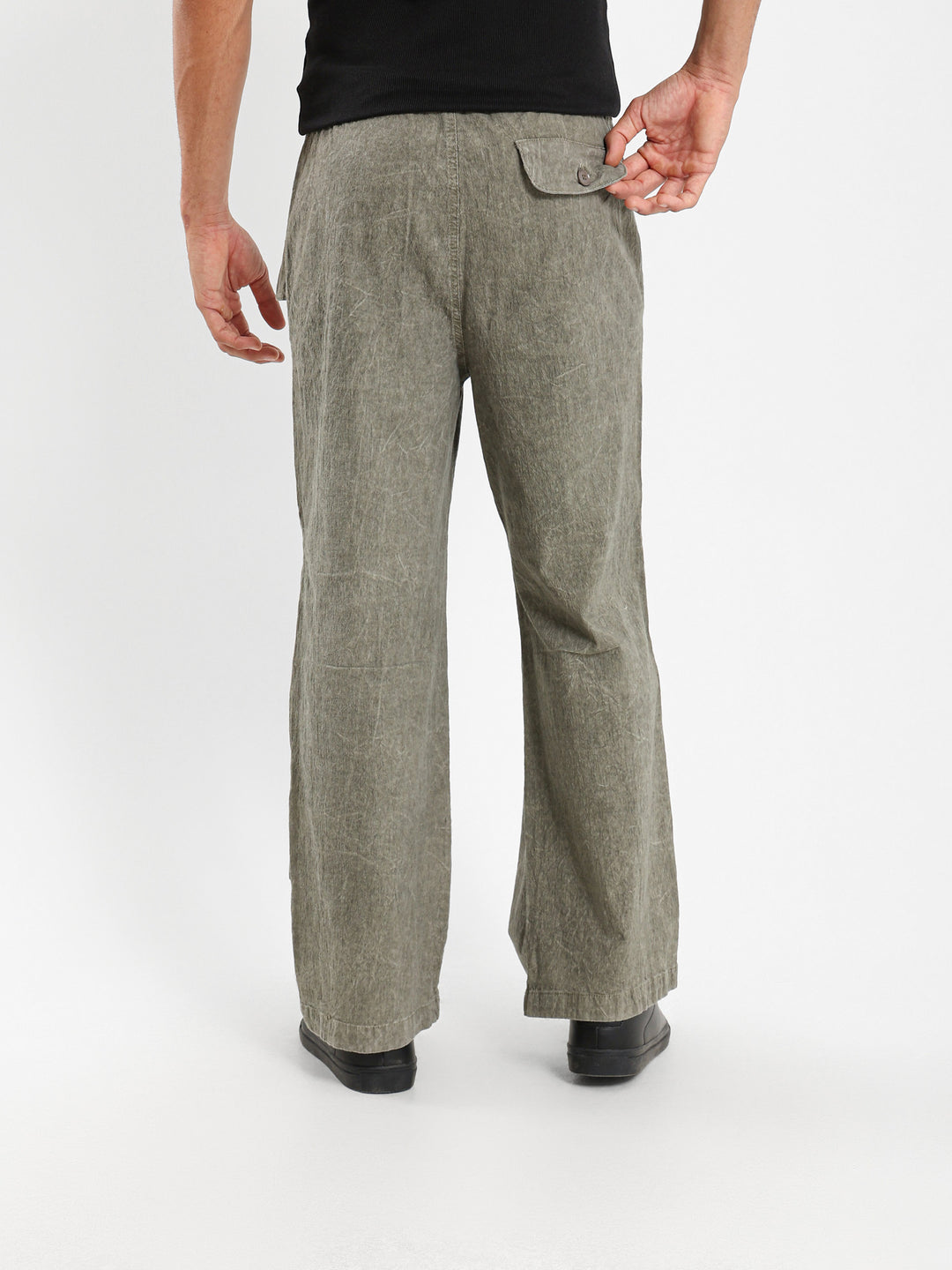 Washed Cargo Pants