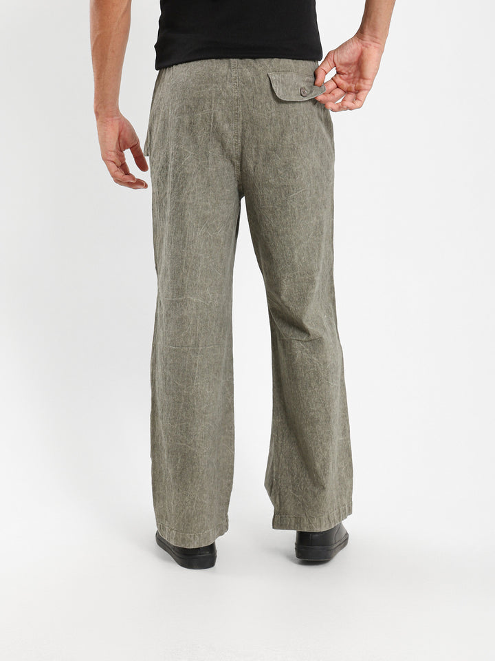 Washed Cargo Pants