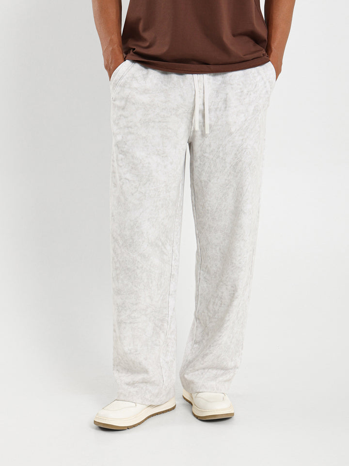 Spray Sweatpants With Eyelet Details