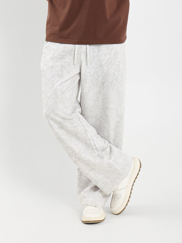Spray Sweatpants With Eyelet Details