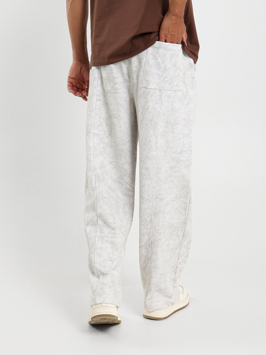 Spray Sweatpants With Eyelet Details