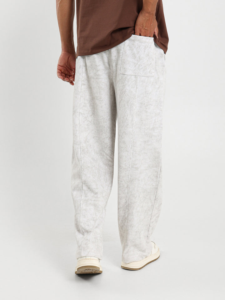 Spray Sweatpants With Eyelet Details