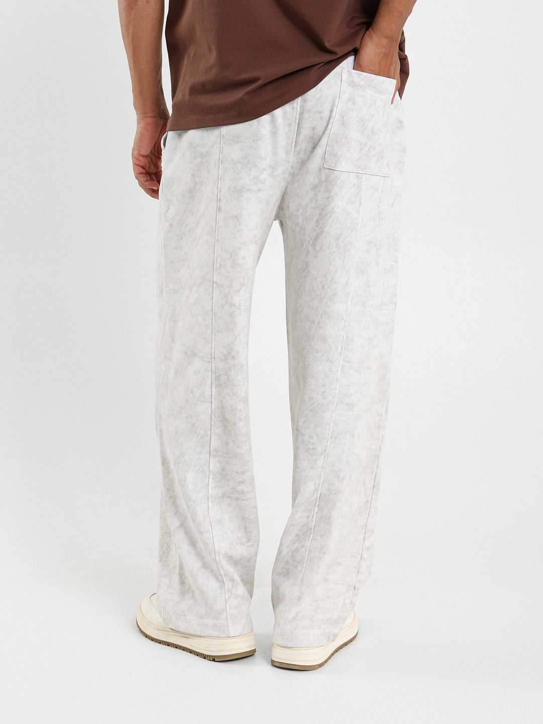 Spray Sweatpants With Eyelet Details