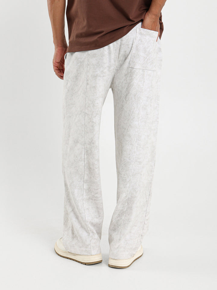 Spray Sweatpants With Eyelet Details