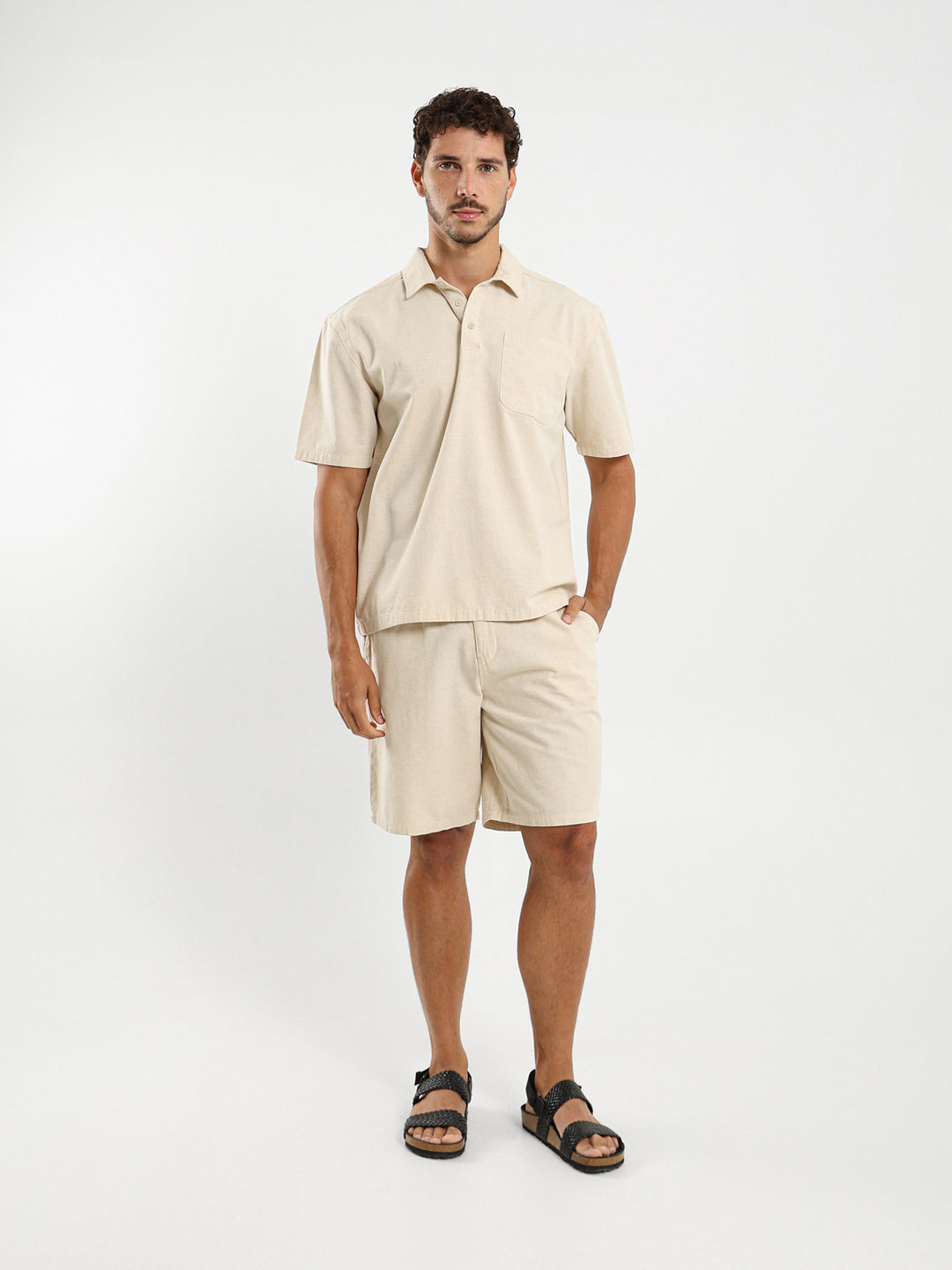 Loose Textured Shorts