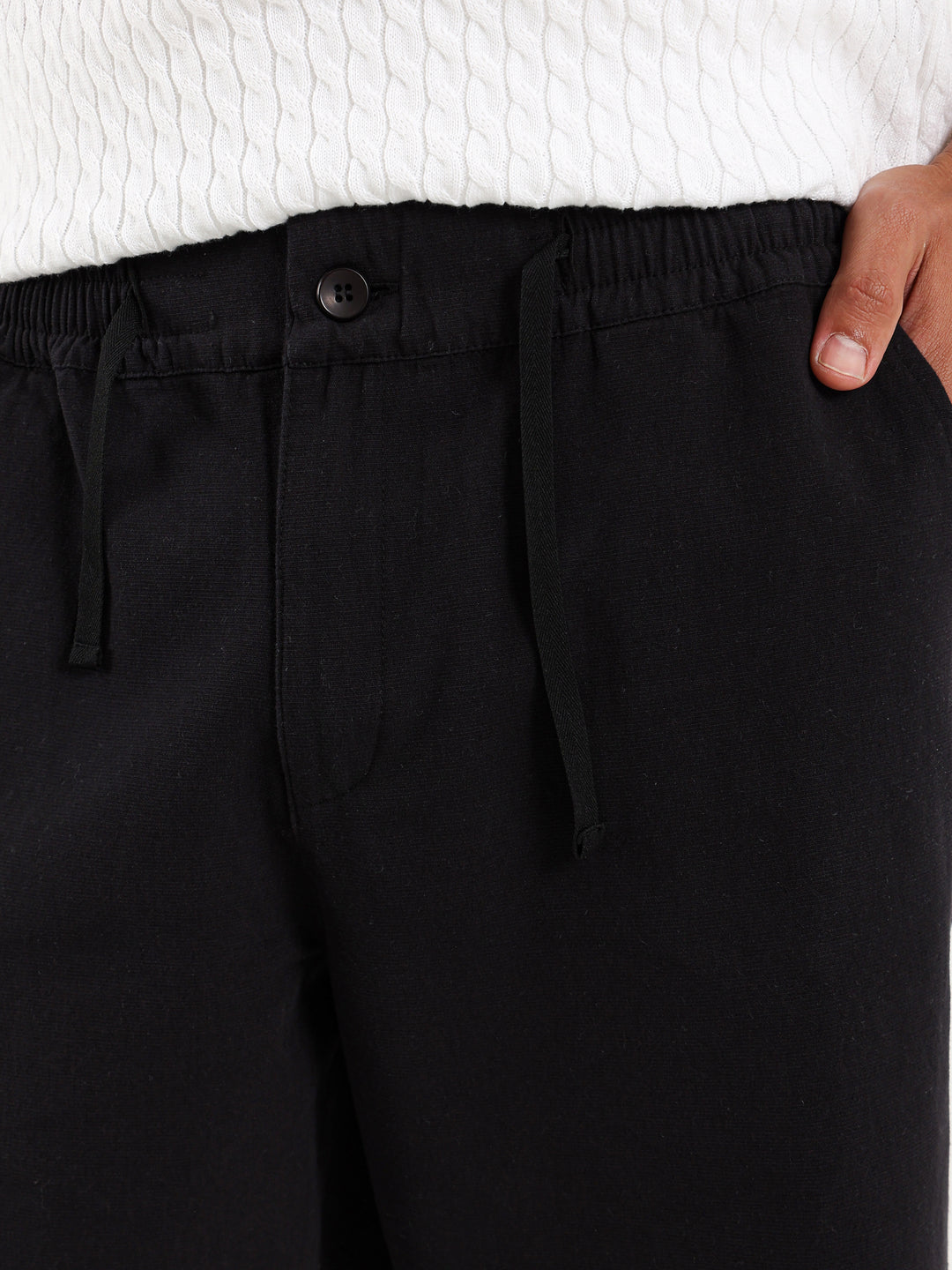 Loose Textured Shorts