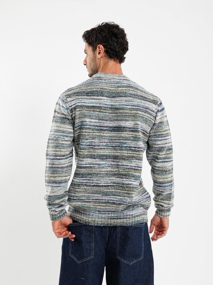 Unfinished Details Crew Neck Pullover