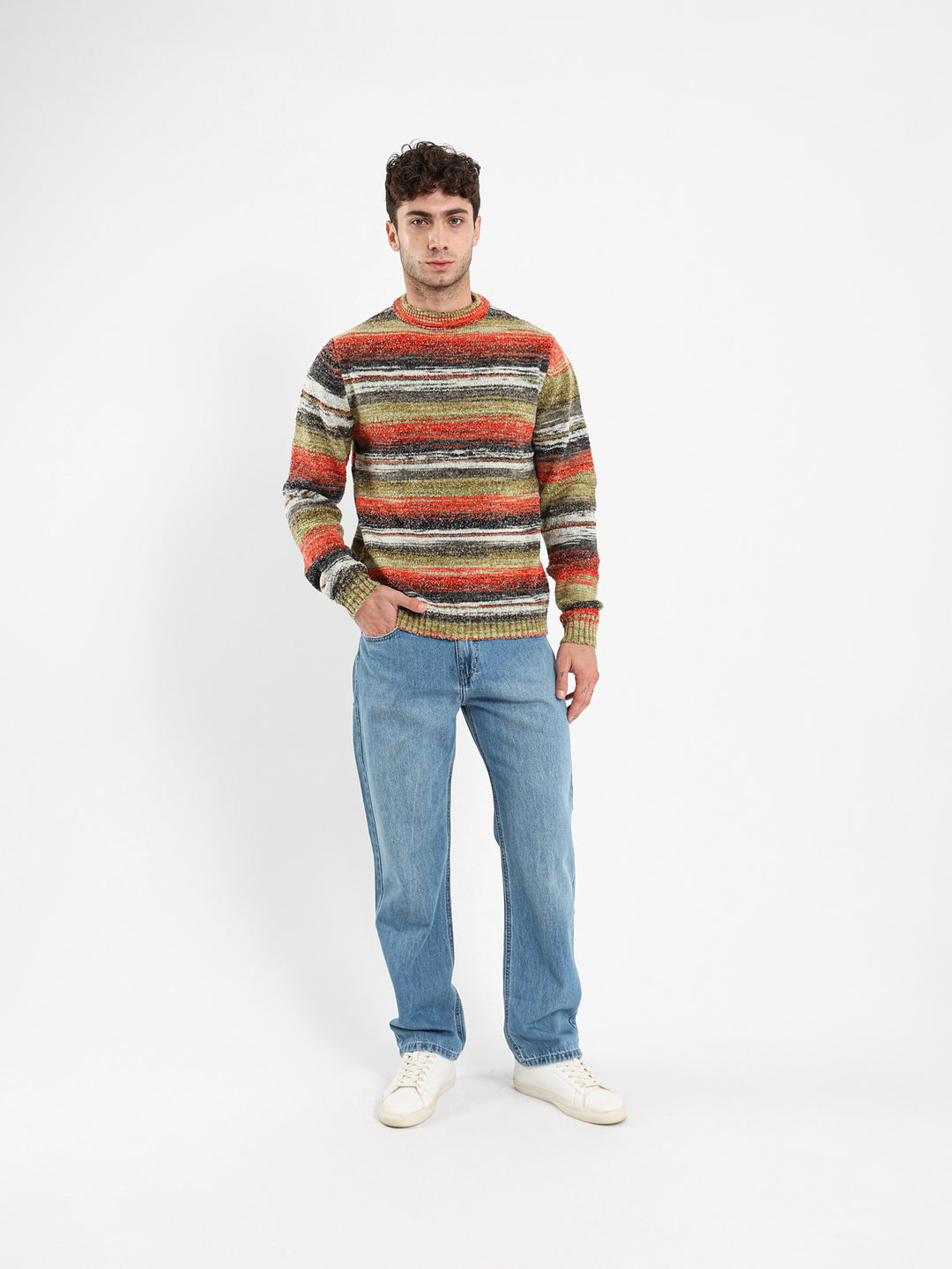 Unfinished Details Crew Neck Pullover