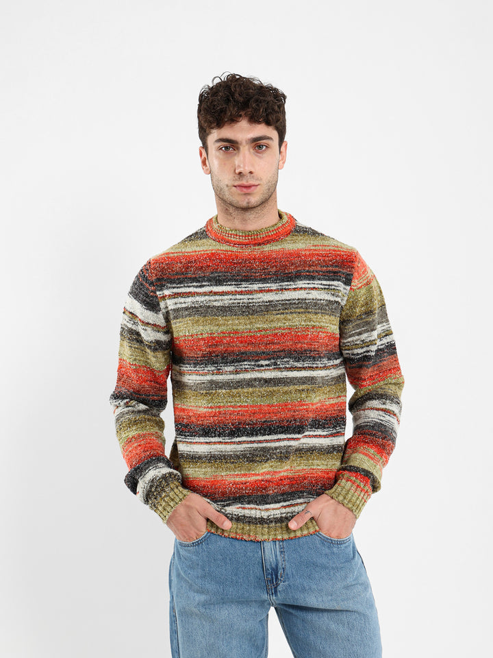 Unfinished Details Crew Neck Pullover
